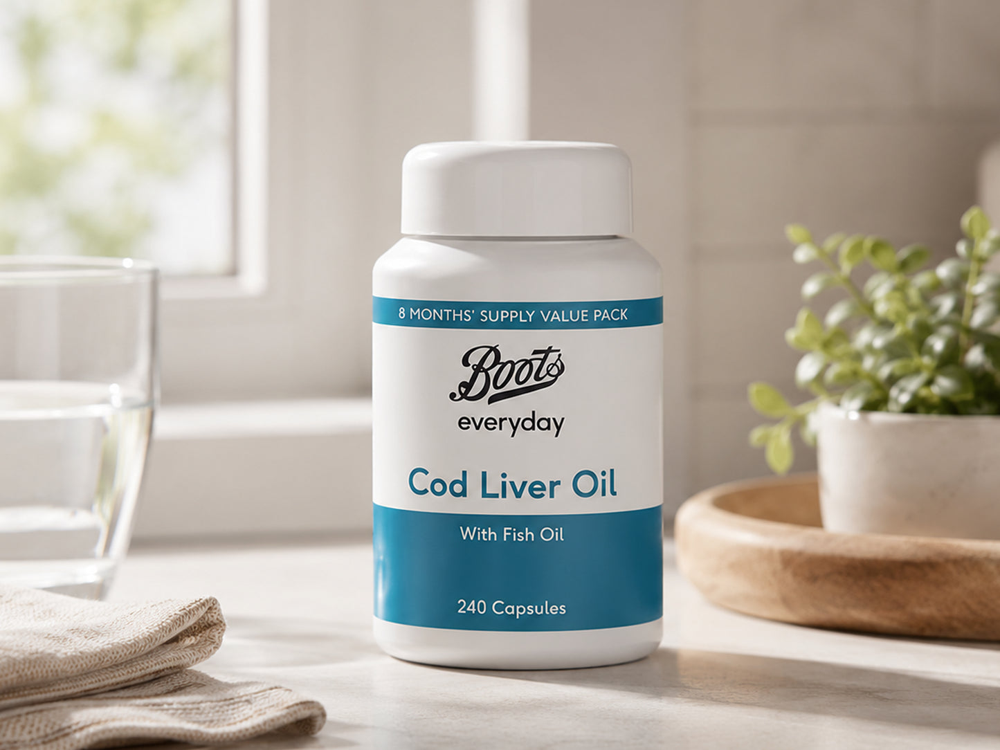 Boots Everyday Cod liver Oil 240 Capsules