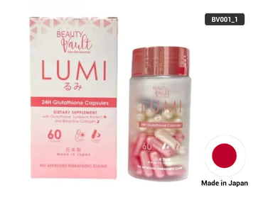 Beauty Vault Lumi 24H Glutathione 60 Capsules in Sri Lanka