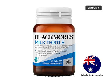 Blackmores Milk Thistle 42 Tablets for promoting liver detox, better digestion and antioxidants.