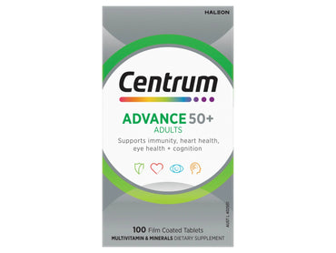 Centrum Advance 50+ For Adults 100 Tablets