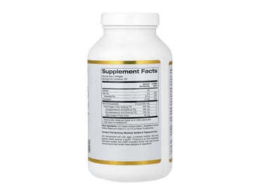 California Gold Nutrition Omega-3 Premium Fish Oil 180 Softgels in Sri Lanka