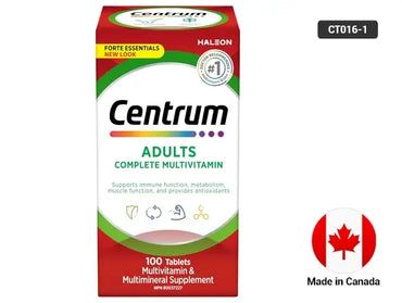 Centrum Forte Essentials Adults Multivitamin 100 Tablets in Sri Lanka