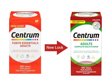 Centrum Forte Essentials Adults Multivitamin 100 Tablets in Sri Lanka