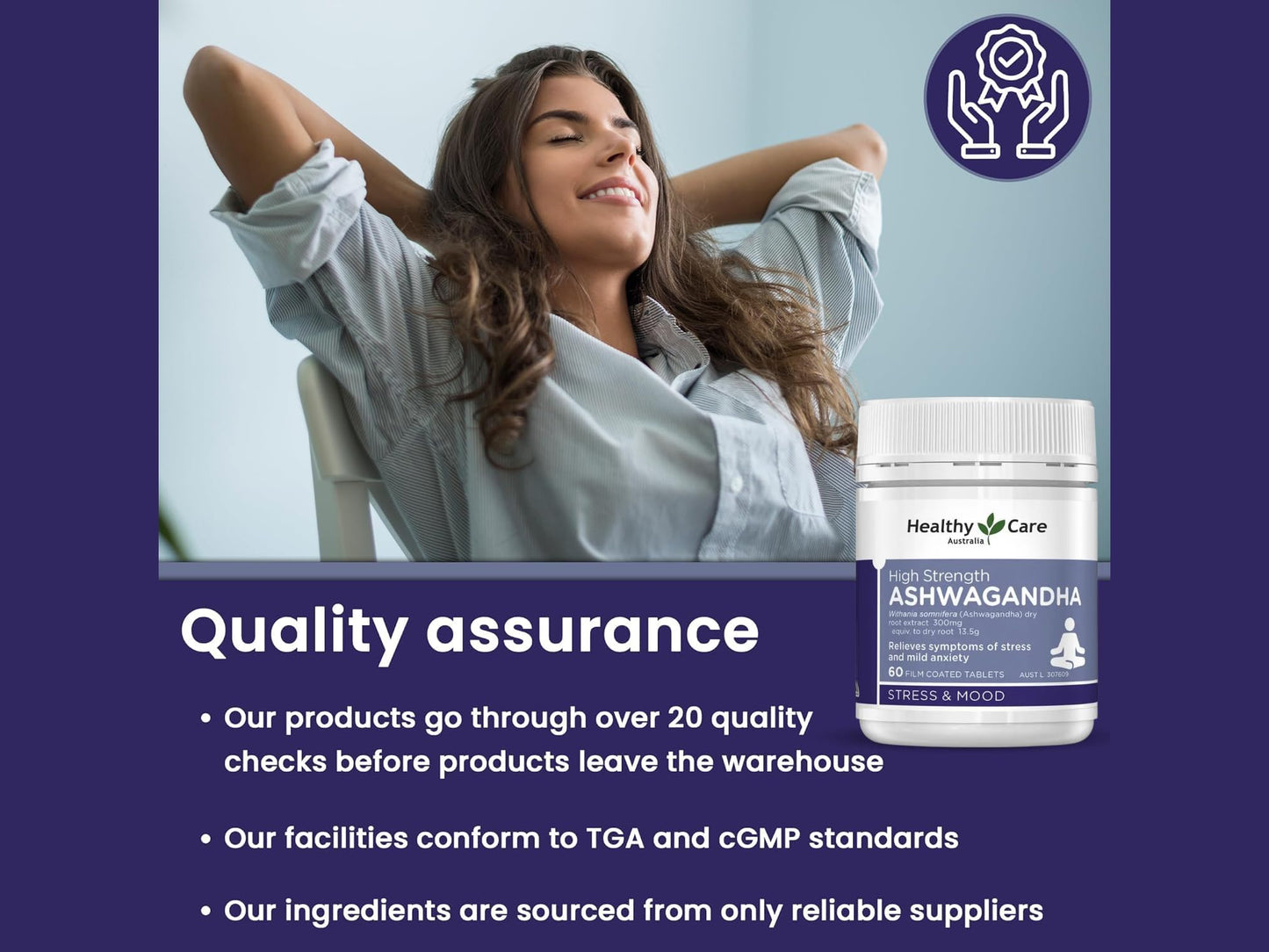 Healthy Care High Strength Ashwagandha 60 Tablets