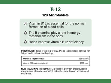 Natures Bounty Vitamin B-12 2500mcg 120 Tablets in Sri Lanka