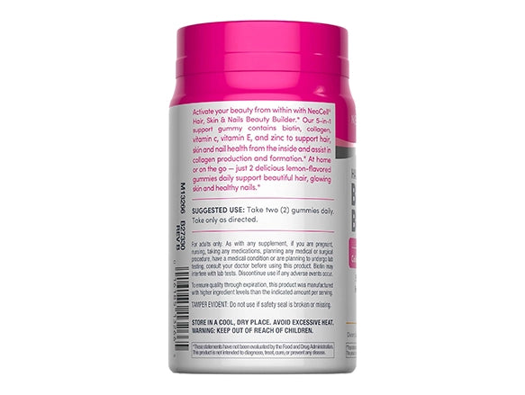 NeoCell Hair, Skin & Nails Beauty Builder – Collagen, Biotin & Vitamin C 60 Gummies in Sri Lanka