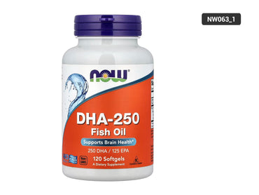 Now DHA-250 Fish Oil 120 Softgels in Sri Lanka