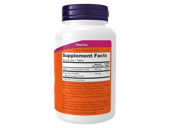 Now Vitamin C 500 250 Tablets in Sri Lanka