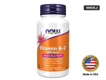 Now Vitamin K-2 100mcg 100 Veg Capsules in Sri Lanka
