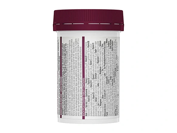 Swisse Ultivite Women's 65+ Multivitamin 60 Tablets in Sri Lanka is a Key Nutrients to Support Energy Production, Brain Function, Bone & Immune Health.