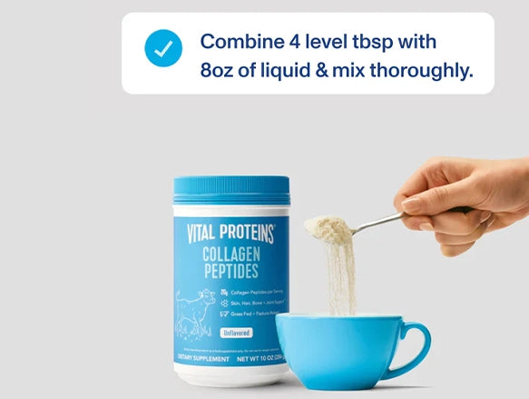 Vital Proteins Collagen Peptides Unflavored Powder is a Dietary Supplement in Sri Lanka Helps to Skin, Hair, Bone and Joint Support.