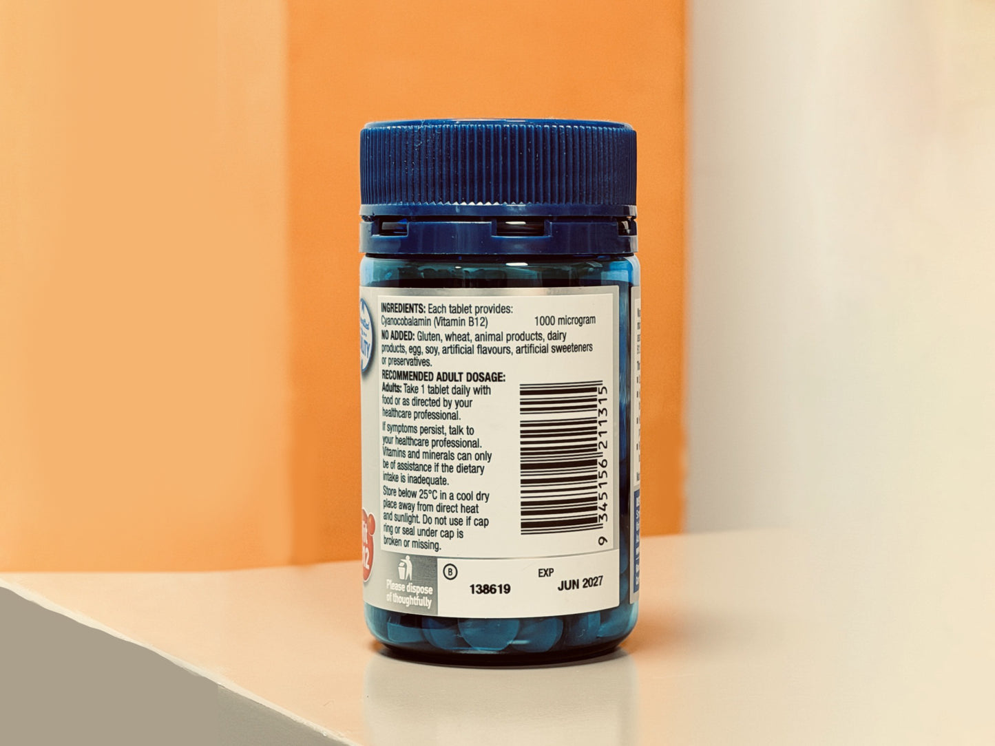 Wagner Vitamin B12 High Strength 1000mcg 120 Tablets