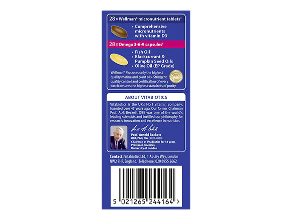 Wellman Plus Omega 3-6-9 Vitabiotics 56 Tablets in Sri Lanka