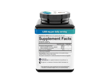 Youtheory Ashwagandha 1000mg 180 Vegetarian Capsules