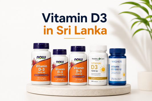 Vitamin D3 in Sri Lanka: Benefits, Deficiency Symptoms, Best Supplements & Vitamin D3 Prices (2026 Guide)
