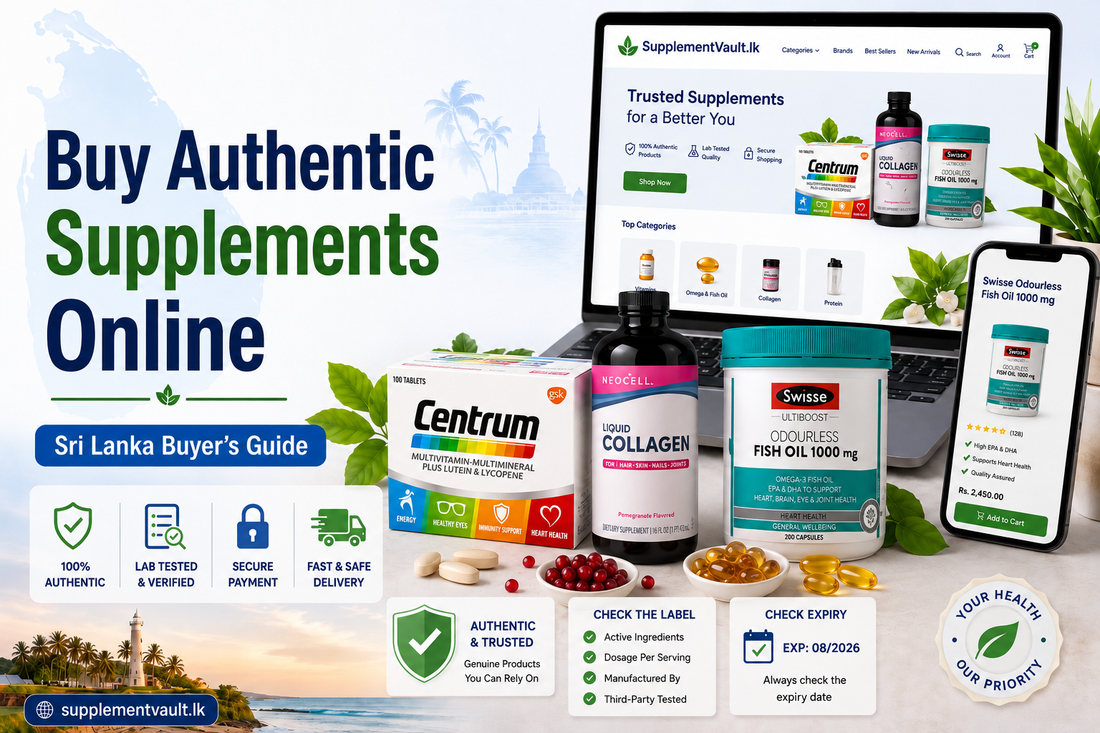 How to Buy Authentic Supplements Online in Sri Lanka: A Safe Buyer’s Guide
