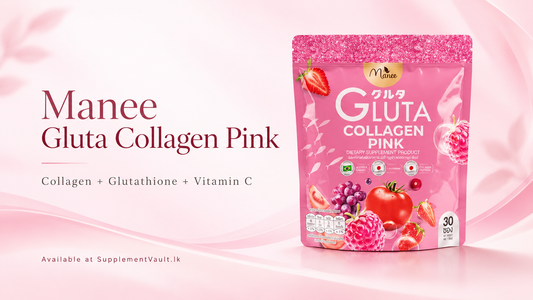Manee Gluta Collagen Pink in Sri Lanka: Ingredients, Benefits, How to Use & Where to Buy