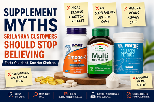 Supplement Myths Sri Lankan Customers Should Stop Believing