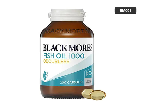 Blackmores Fish Oil 1000 Odourless 200 Capsules in Sri Lanka - Supplement Vault.Lk