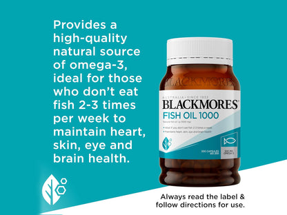 Blackmores Fish oil 1000mg 200 Capsules