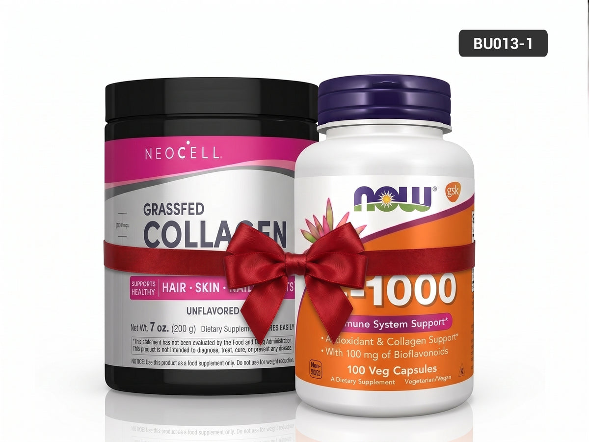 NeoCell Collagen Peptides + Vitamin C 1000mg Beauty Bundle