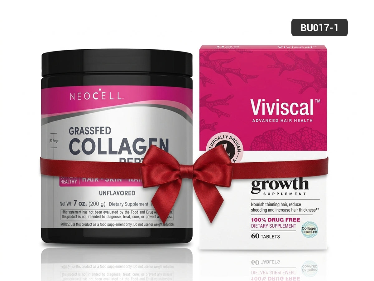 Viviscal Hair Supplement + Collagen Beauty Bundle