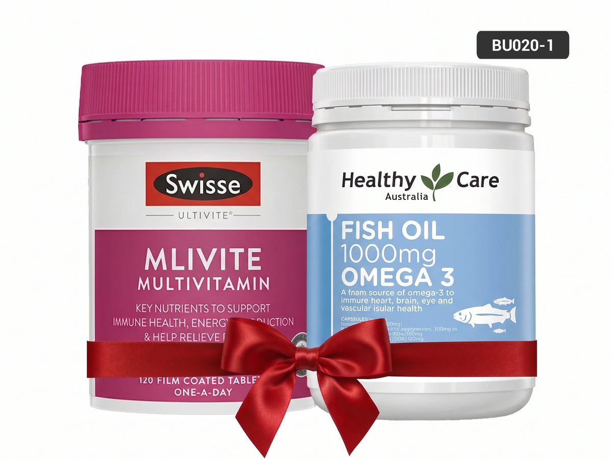 Women's Multivitamin + Omega-3 Fish Oil Bundle