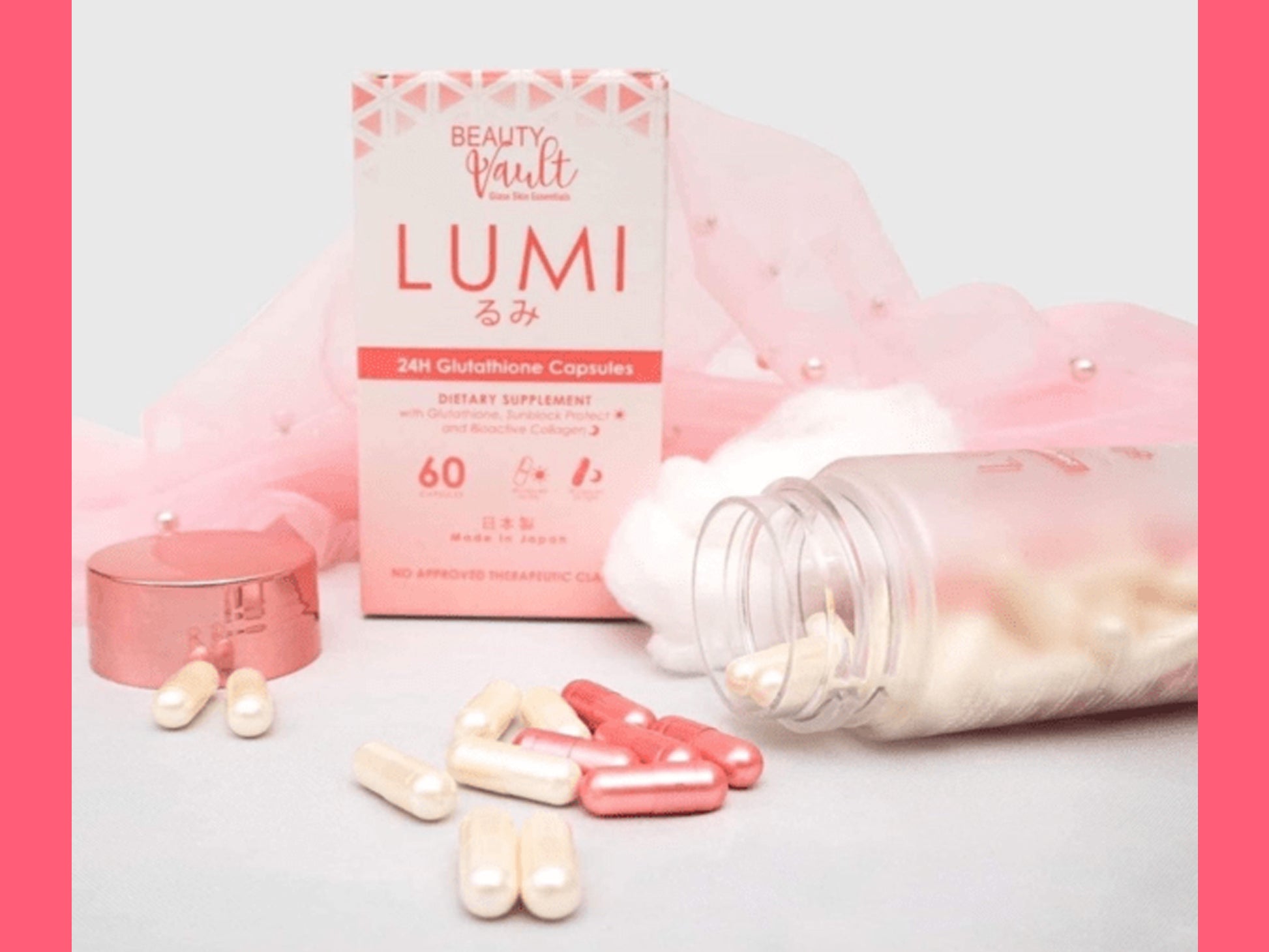 Beauty Vault Lumi 24H Glutathione 60 Capsules in Sri Lanka Supplement Vault.Lk Beauty Vault Lumi 24H Glutathione 60 Capsules in Sri Lanka Supplement Vault.Lk