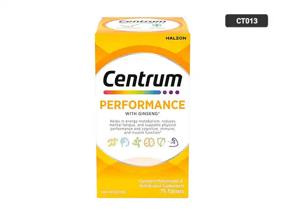 Centrum Performance with Ginseng Complete Multivitamin 75 Tablets in Sri Lanka - SupplementVault.Lk