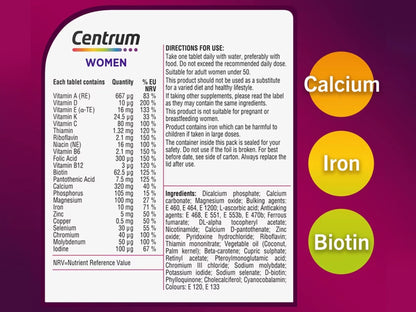 Centrum Women Multivitamin  60 Tablets