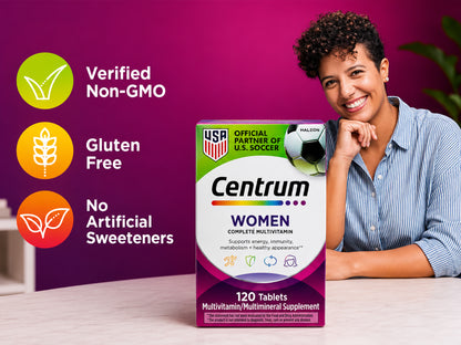 Centrum Women Multivitamin 120 Tablets