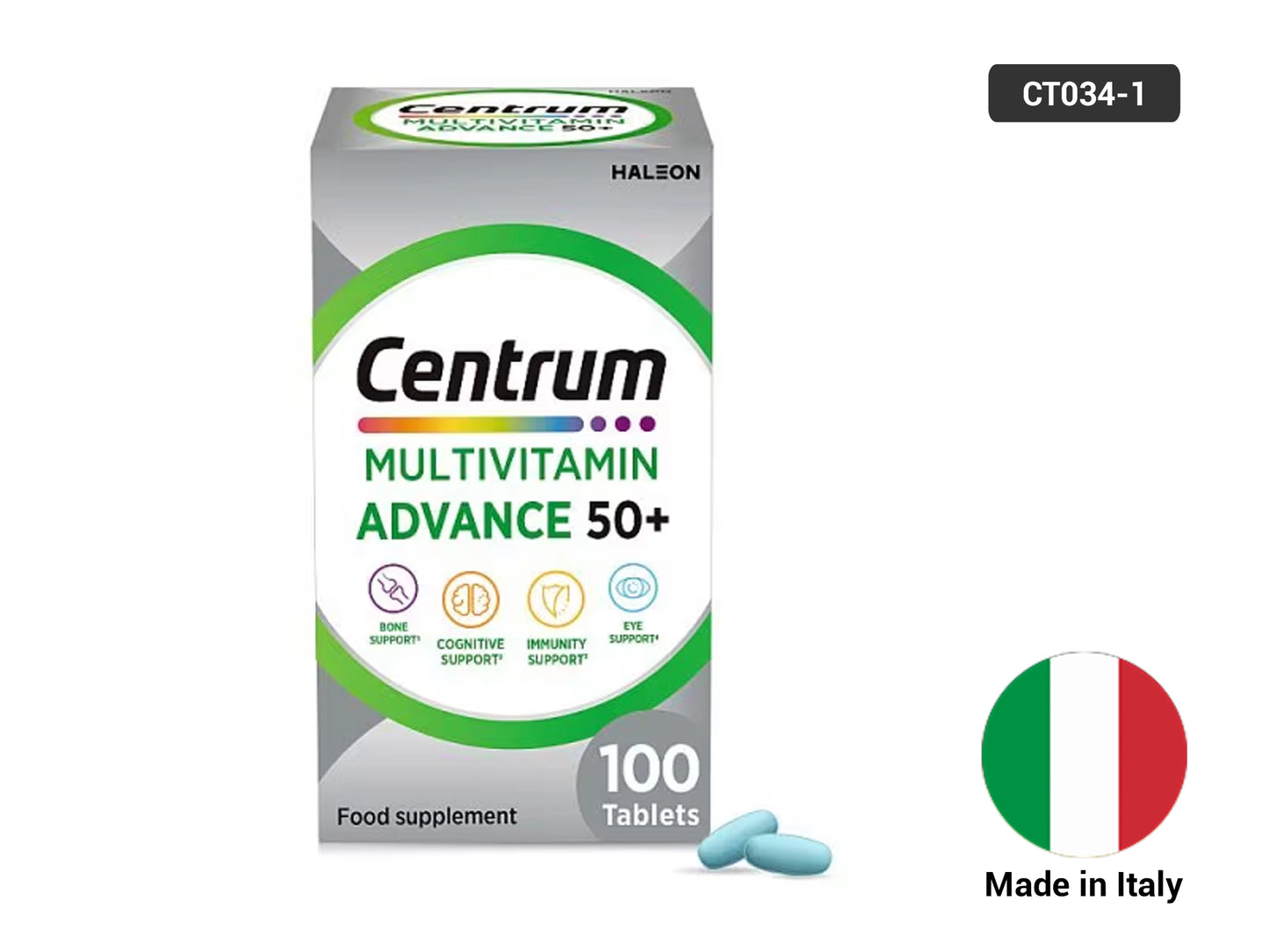 Centrum Advance 50+ Multivitamins & Minerals 100 Tablets