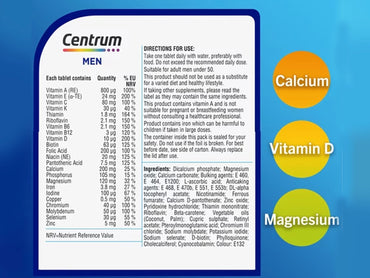 Centrum Men Multivitamins & Minerals 60 Tablets
