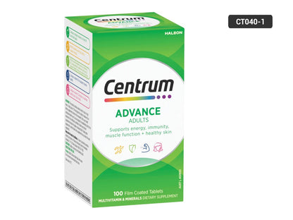 Centrum Advance For Adults Multivitamin 100 Tablets