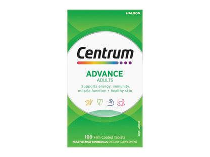 Centrum Advance For Adults Multivitamin 100 Tablets