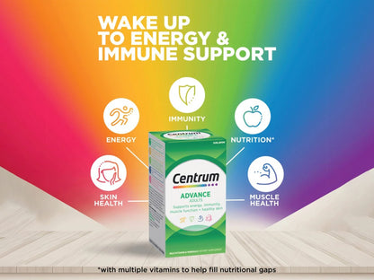 Centrum Advance For Adults Multivitamin 100 Tablets