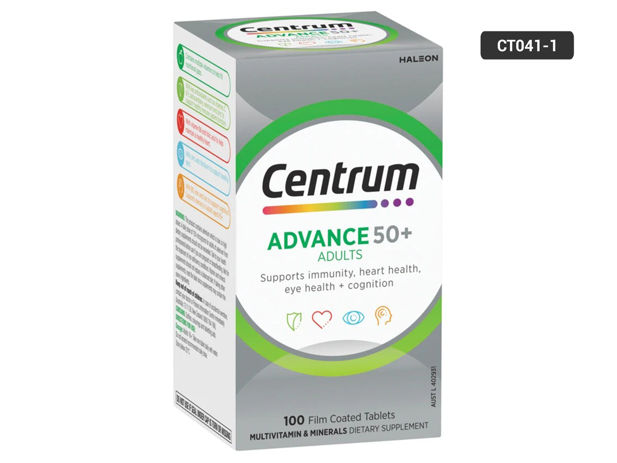 Centrum Advance 50+ For Adults 100 Tablets