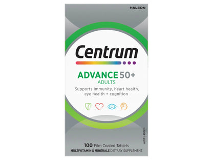 Centrum Advance 50+ For Adults 100 Tablets
