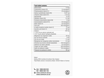 Centrum Advance 50+ For Adults 100 Tablets