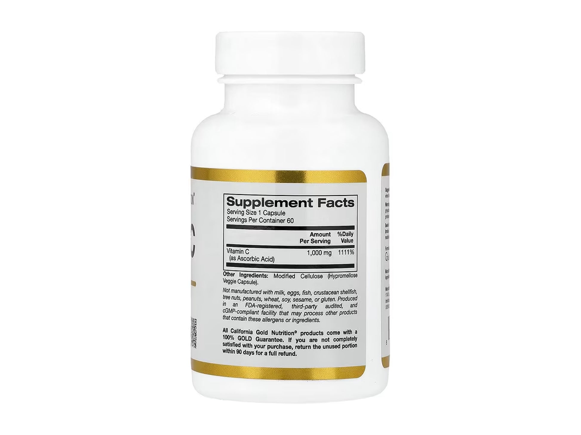 California Gold Nutrition Vitamin C Quali-C 1000mg 60 Veg Capsules in Sri Lanka