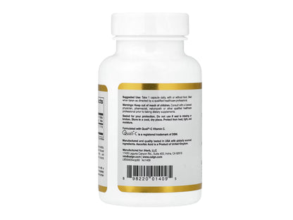 California Gold Nutrition Vitamin C Quali-C 1000mg 60 Veg Capsules in Sri Lanka