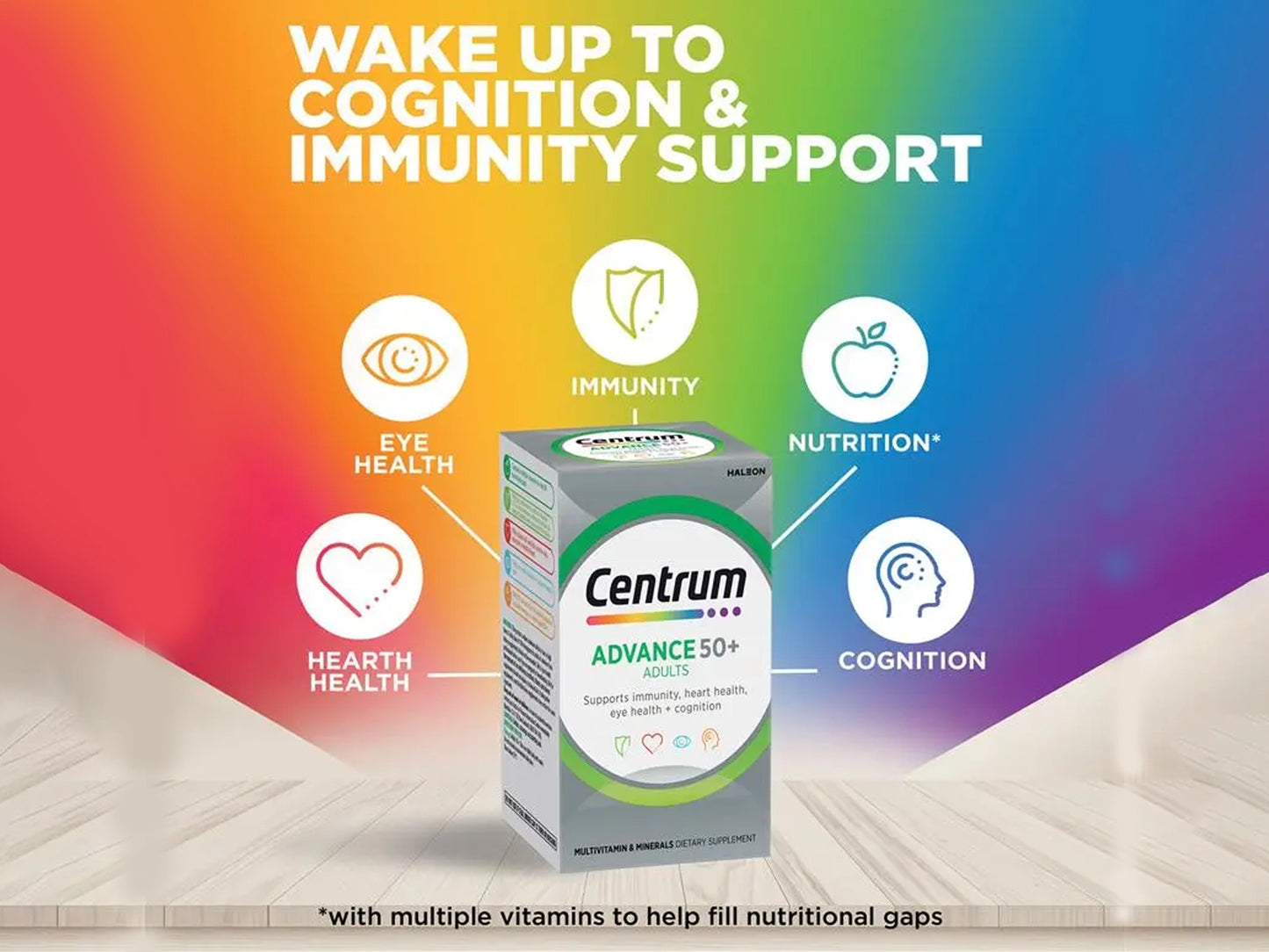 Centrum Advance 50+ Adults Multivitamin 150 Tablets in Sri Lanka