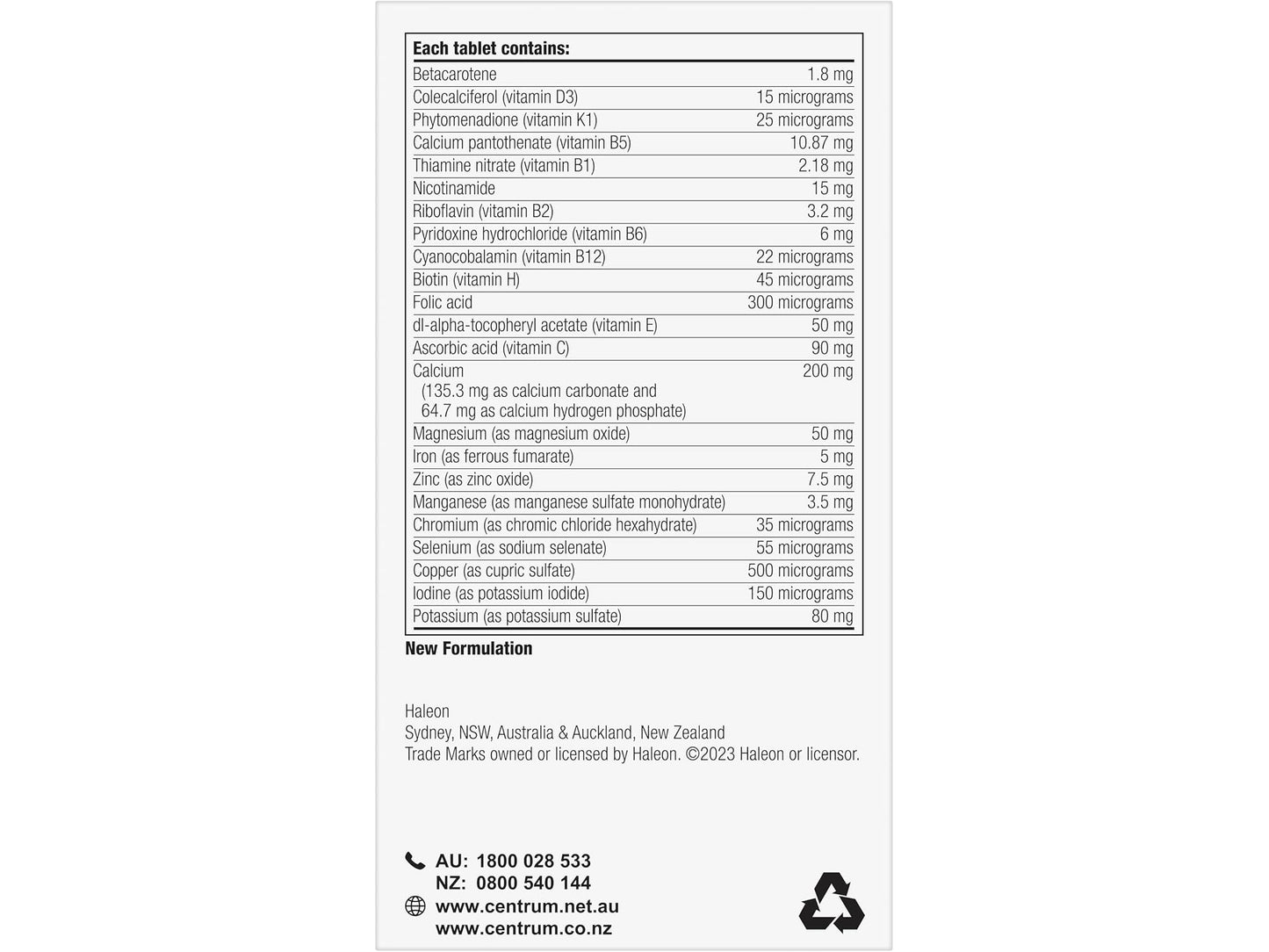 Centrum Advance Adults Multivitamin 150 Tablets in Sri Lanka