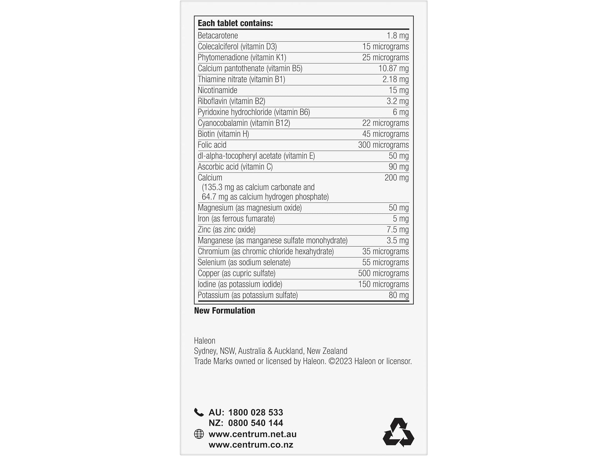 Centrum Advance Adults Multivitamin 150 Tablets in Sri Lanka
