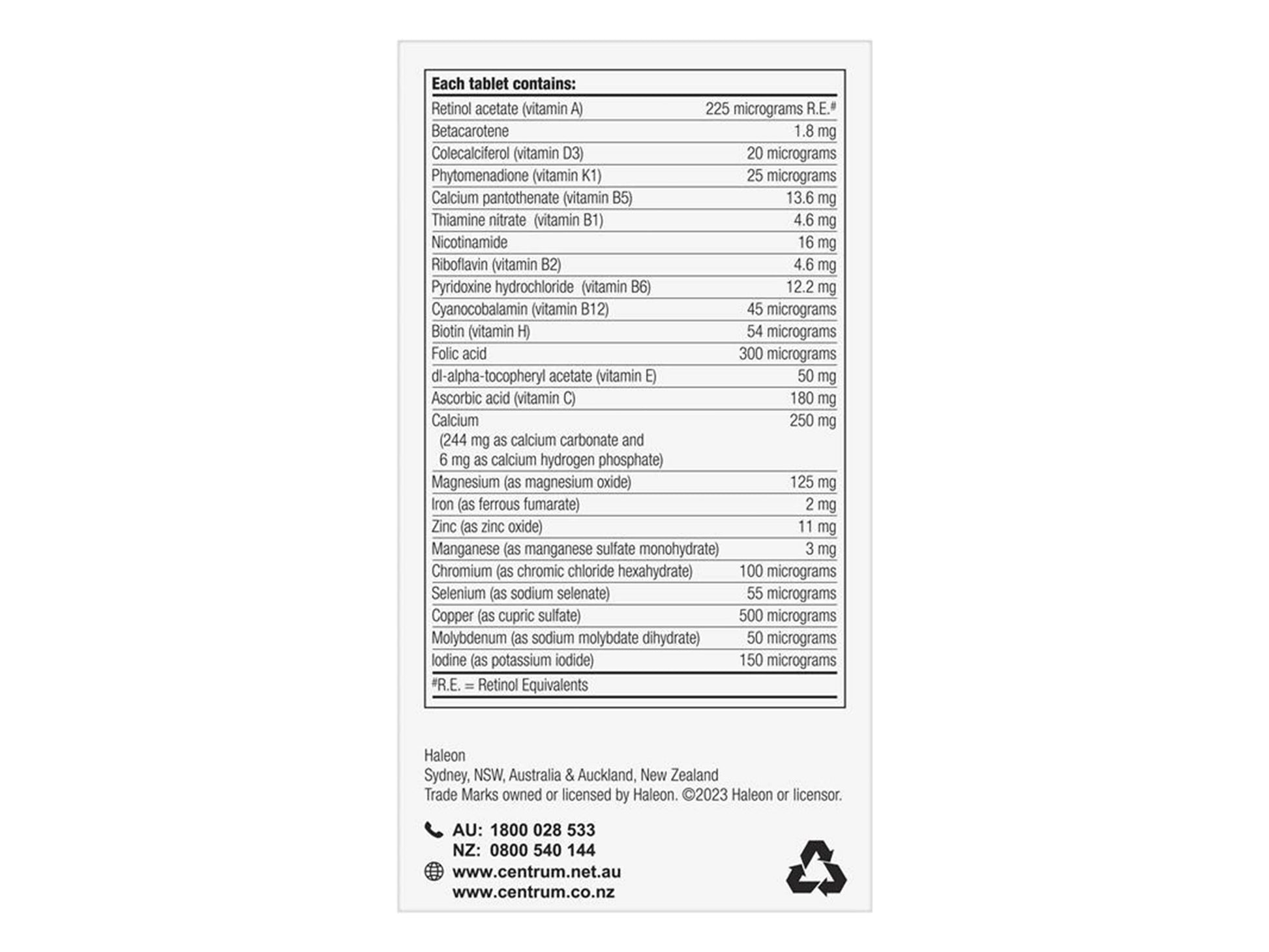 Centrum Men 50+ Multivitamin 90 Tablets in Sri Lanka