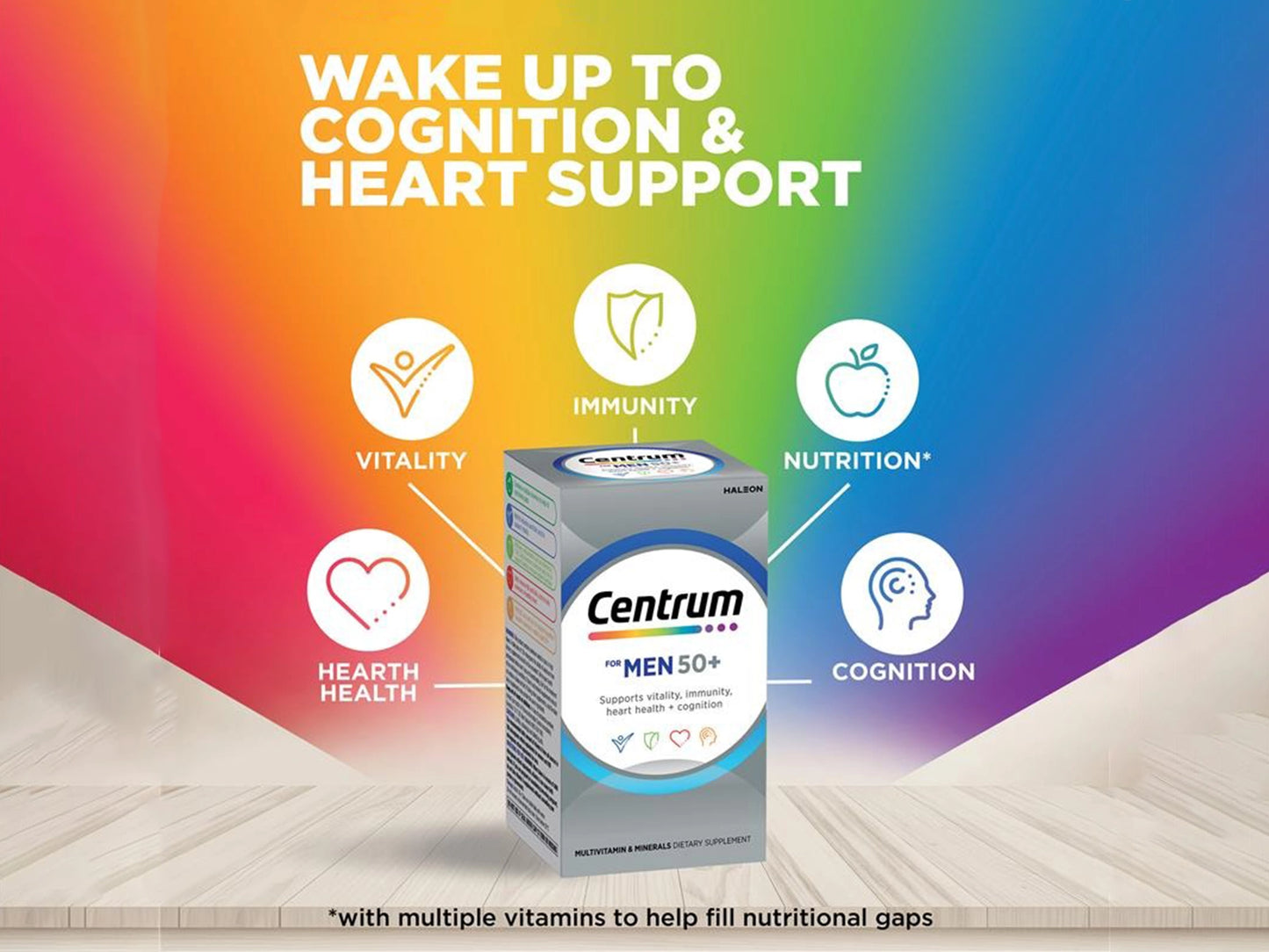 Centrum Men 50+ Multivitamin 90 Tablets in Sri Lanka