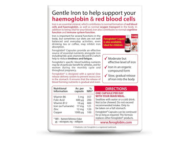 Feroglobin Gentle Iron Slow Release Capsules  30 Capsules