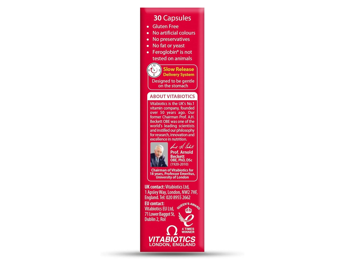 Feroglobin Gentle Iron Slow Release Capsules  30 Capsules