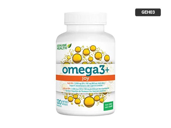 Genuine Health Omega3+ Joy 120 Softgels