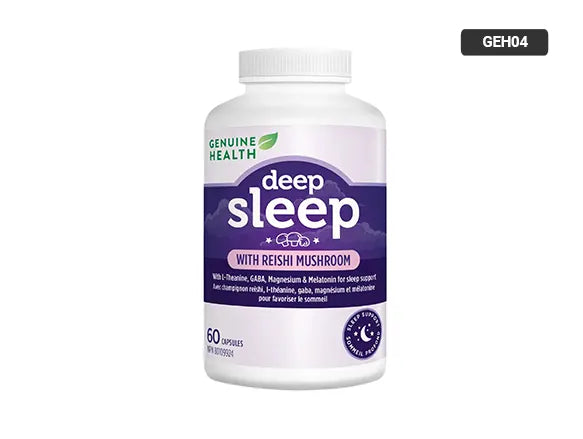 Genuine Health Deep Sleep with Reishi Mushroom 60 Capsules